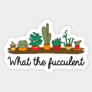 Funny plant lover gift Sticker